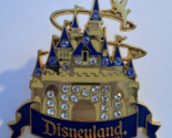 Disney Disneyland Resort Sleeping Beauty Castle With Jewels 2007 Pin - $26.72