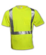 Tingley Rubber S75022 Class 2 T-Shirt with Pocket, XX-Large, Lime Green - $591.51 MXN