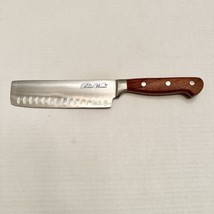 The Pioneer Woman Stainless Signature Nakiri Vegetable Knife 6.5&quot; wood handle - £7.85 GBP