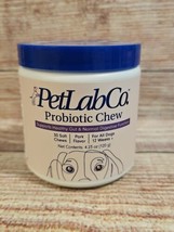 Petlab Co. Probiotic Chew Pork Flavor Dog Supplement 30 Count For All Dogs 10/25 - £23.26 GBP