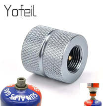 Outdoor Camping Butane Stove Gas Refill Adapter - Cartridge Gas Nozzle B... - £6.63 GBP