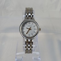 Carriage By Timex Watch Women Silver Tone Bracelet Clasp Band - New Battery - $19.97