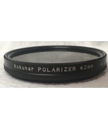 Rokunar Polarizer 62 MM a Vite Vetro Filtro Lente Fatto IN Giappone Colo... - £40.47 GBP