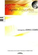 20 Contemporary Hymn Favorites For Solo Piano By John Coates Music Book 76p - £24.07 GBP