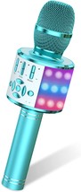 Kids Karaoke Microphone Machine Toys for Girls Bluetooth Microphone with... - £35.03 GBP