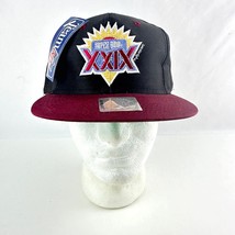 Vintage 1995 Super Bowl XXIX Black Competitor Hat NFL Team Snapback New w Tags - £12.65 GBP