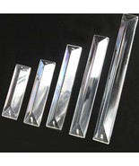 10Pcs One Hole Clear K9 Crystal Prisms Chandelier Lamp Parts Party Decorations - £12.94 GBP - £22.89 GBP