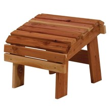 CEDAR OTTOMAN - Amish Red Cedar Outdoor Patio Furniture - $299.97