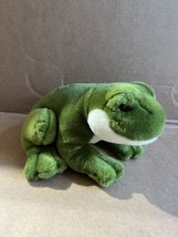 Jaag Plush green Frog Toad Plush Stuffed figure very soft VGC - £12.42 GBP