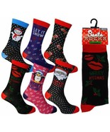 Womens Novelty Xmas Fun Christmas Socks From Santa - Ideal Gifts/Stockin... - £3.95 GBP