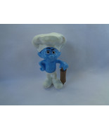 McDonald&#39;s Baker Smurf PVC Figure or Cake Topper 2011 Peyo - as is - £1.53 GBP