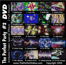Light Show Special Effects Party DVD Colorful Ambient Computer Graphics Vol #2 - £6.72 GBP