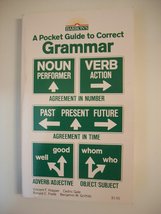 A Pocket guide to correct grammar Hopper, Vincent F. and Hopper, Vincent Foster - £2.35 GBP