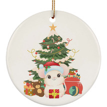 Cute Mouse Pine Tree Xmas Ornament Merry Christmas Gift Decor For Animal Lover - £11.90 GBP