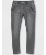 Boys Denim Jogger Gray Wash Size 10 Elastic Waist Stretch Drawstring Cat... - €11,74 EUR