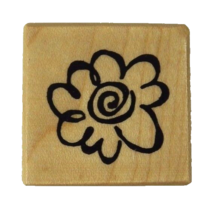 PSX Rubber Stamp Little Graphic Daisy Flower B-2943 1 inch 2000 - $2.49