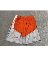 Clemson Tigers Shorts Nike Mens Large Orange On Field Football Basketbal... - $24.74