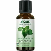 NOW Essential Oils, Organic Patchouli Oil, Earthy Aromatherapy Scent, Steam D... - £17.81 GBP