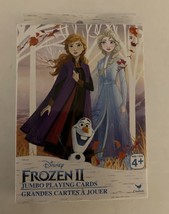 Disney~Frozen Ii ~Jumbo Playing Cards~ By Cardinal Brand New - $7.43
