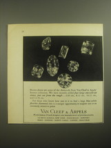 1950 Van Cleef &amp; Arpels Ad - Shown above are some of the diamonds - £14.82 GBP