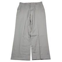 L L Bean Pants Mens 36x30 Khaki Brown Tan Pants Cotton Workwear Dress Ch... - $24.63