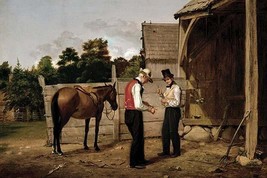 Bargaining for a Horse by William Sydney Mount - Art Print - £17.57 GBP+