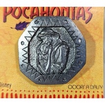 Ooops A Daisy 1995 Disney Pocahontas John Smith Brooch Silver Color Metal Pin - £10.92 GBP