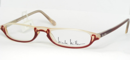 Vintage Nicole Miller Push Up Cerise Crème Unique Lunettes 50-19-135mm - £57.29 GBP