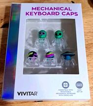 Alien-Themed Vivitar Mechanical Keyboard Caps Set Easy Setup - $9.14