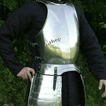 Medieval Breastplate With Taskset Armor Jacket SCA Lerp Cosplay Costume - £153.20 GBP