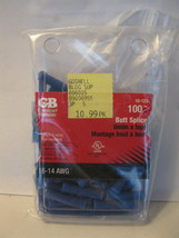 (10) Gardner Bender Butt Wire Splices blue, 16-14 AWG Vinyl insulated- Brand New - £0.78 GBP