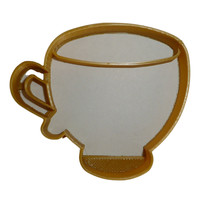 Teacup Tea Cup Detailed Shape Cookie Cutter Made In USA PR5200 - $3.99
