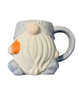 NEW ROYAL NORFOLK  FALL GNOME  CERAMIC MUG GRAY with PUMPKIN 12 Oz. - €15,48 EUR