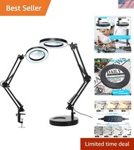 Versatile Magnifying Glass with Light - Adjustable Arm &amp; Heavy Base Design - $1,064.87 MXN