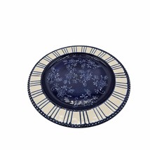Temptations by tara Floral Lace 10.5 inch Dinner Plate Blue White - $12.23
