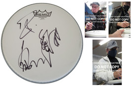 Cheap Trick band signed 10&#39;&#39; Drumhead COA exact proof Robin , Rick,Tom a... - £629.02 GBP