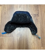 Children’s Place Winter Trapper Hat Toddler Size 2T/3T Blue Black Gray E... - £11.98 GBP