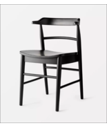 Kaysville" 24" Counter Height Barstool- Curved Back Wood-(Black Color)-T... - $99.94