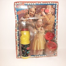 Vtg 1970s Larami Super Bubble Monkey Toy On Card Bubbles - $19.80