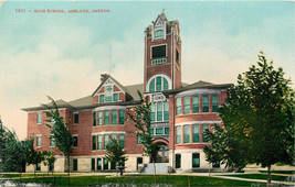 DB OR Postcard C539 High School Ashland Oregon Street View Edward H Mitchell - £3.64 GBP