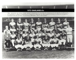 1972 Oakland Athletics A&#39;s 8X10 Team Photo Mlb Baseball Picture World Champs - £3.88 GBP