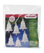 Holiday Beaded Ornament Kit-Crystal &amp; Pearl Bells 2.75&quot; Makes 6 - £13.62 GBP