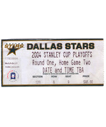 DALLAS STARS Stanley Cup Playoffs 2004 + 03 +01 vs Rangers Ticket Stubs ... - $6.75