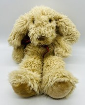 Fiesta Cuddle Dog Puppy Tan 16 inch Stuffed Animal Long Ears Shaggy Fur 11908 - £10.52 GBP