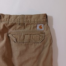 Carhartt 101168-257 Men's Brown Tappen Force Relaxed Fit Cargo Shorts Size 40×11 image 8