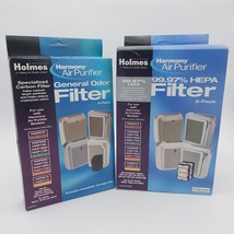 Holmes Harmony Air Purifier HEPA HAPF600D &amp; Carbon HAPF60 Filter Set of 2 NOB - £18.57 GBP