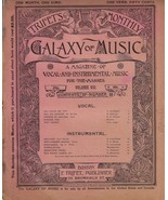April 1894 Trifet's Monthly Galaxy of Music for the Masses Vocal & I... - $95.30 MXN