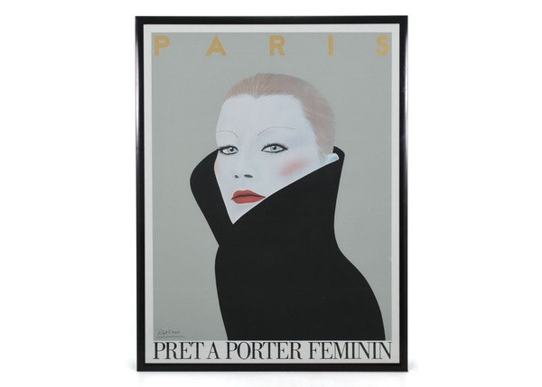 1981 Razzia Gerard Courbouleix Pret A Porter Feminin EXTRA Large FRAMED ... - $399.99