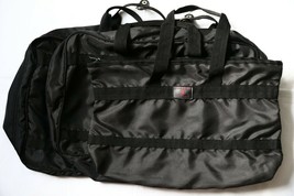 Set of 3 Gloria Vanderbilt Black Travel Bags Luggage - $29.99