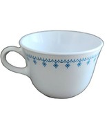 Four (4) Vintage Corelle Livingware ~ SNOWFLAKE BLUE GARLAND ~ Coffee Cups - $37.40